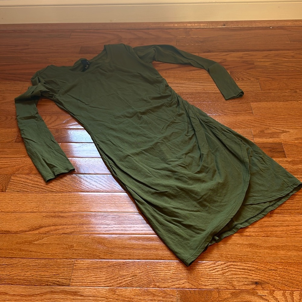 Bobi Los Angeles green mini dress- flawless!